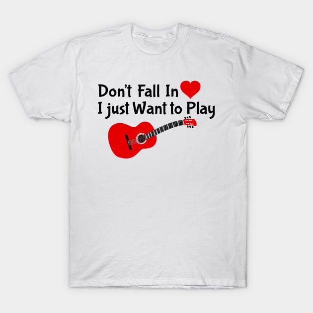 Love Classical GUITAR T-Shirt by sadicus